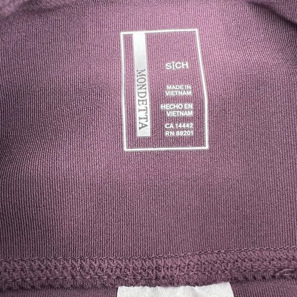 Mondetta Women's Purple Active Legging 4-Way Stretch Moisture-Wicking SZ SMALL - Picture 6 of 10